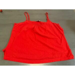 red ESSENTIALS tank top shirt plus size 2X